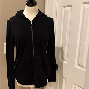 ATM Black Women's Zip-Up Hoodie